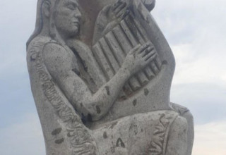 Rhodopen - Skulptur Orpheus Gipfel